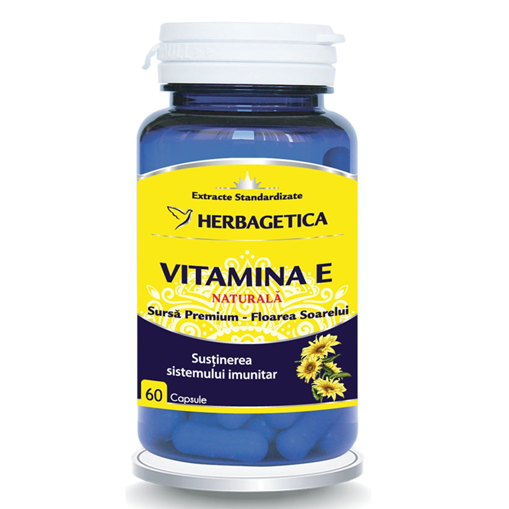 Vitamina E, 60 capsule, Herbagetica