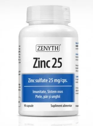 Zinc, 25mg, 90 capsule, Zenyth