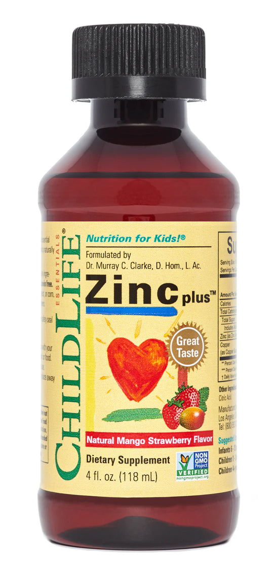 Zinc Plus Childlife Essentials, 118 ml, Secom