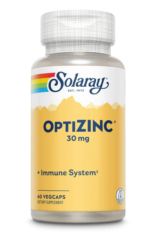 OptiZinc 30 mg, 60 capsule, Solaray