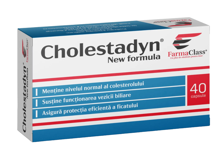 Cholestadyn, Mentine Colesterolul Normal, 40 Capsul, Farmaclass