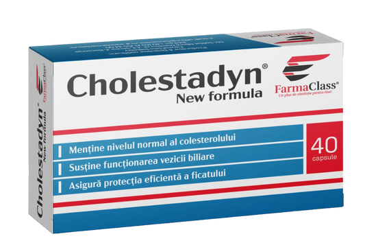 Cholestadyn, Mentine Colesterolul Normal, 40 Capsul, Farmaclass