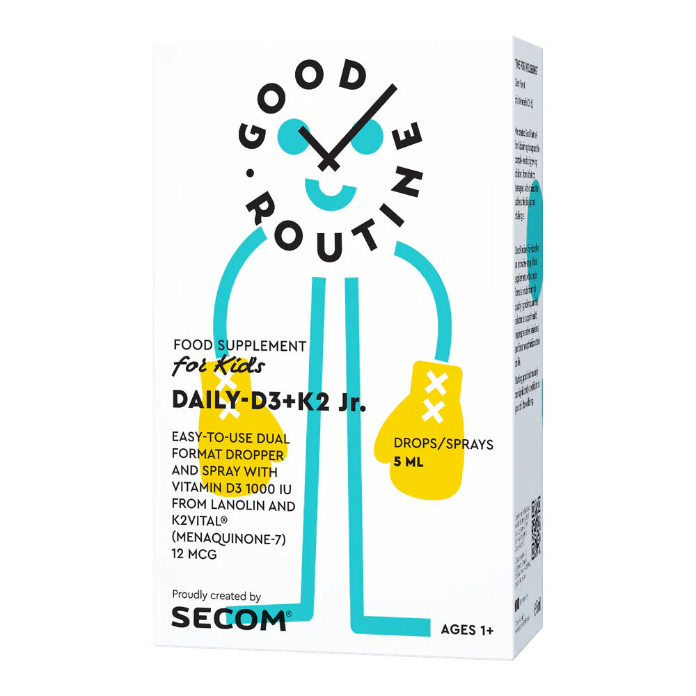 Daily D3 + K2 Jr, 5 ml, Secom