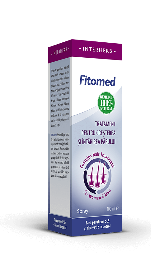 Fitomed Tratament Pentru Cresterea Si Ingrijirea Parului, 100Ml, Interherb