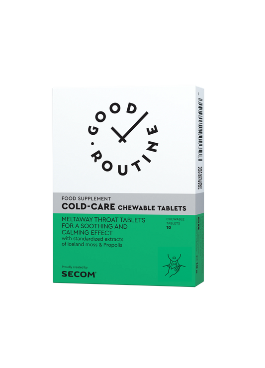Cold-Care Chewable Tablets Good Routine, 10 comprimate de supt, Secom