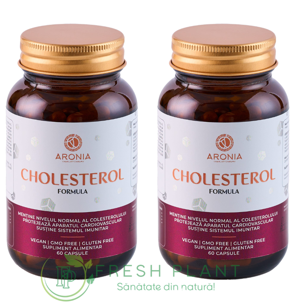 Pachet 2x Colesterol Formula, 60 capsule, Aronia Charlottenburg