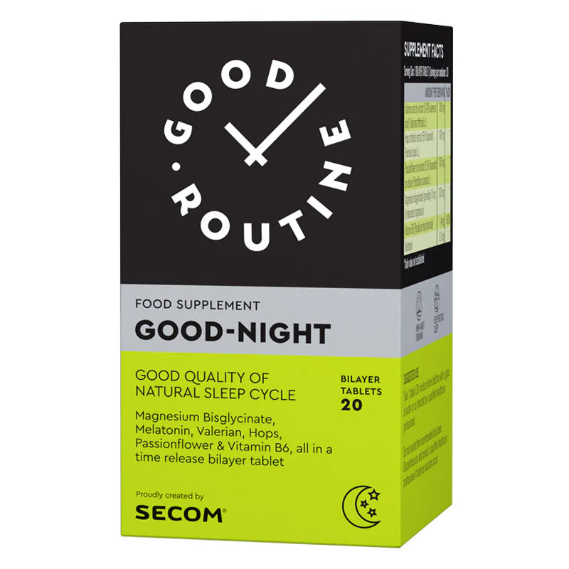 Good Night Good Routine, 20 tablete dublu-strat, Secom