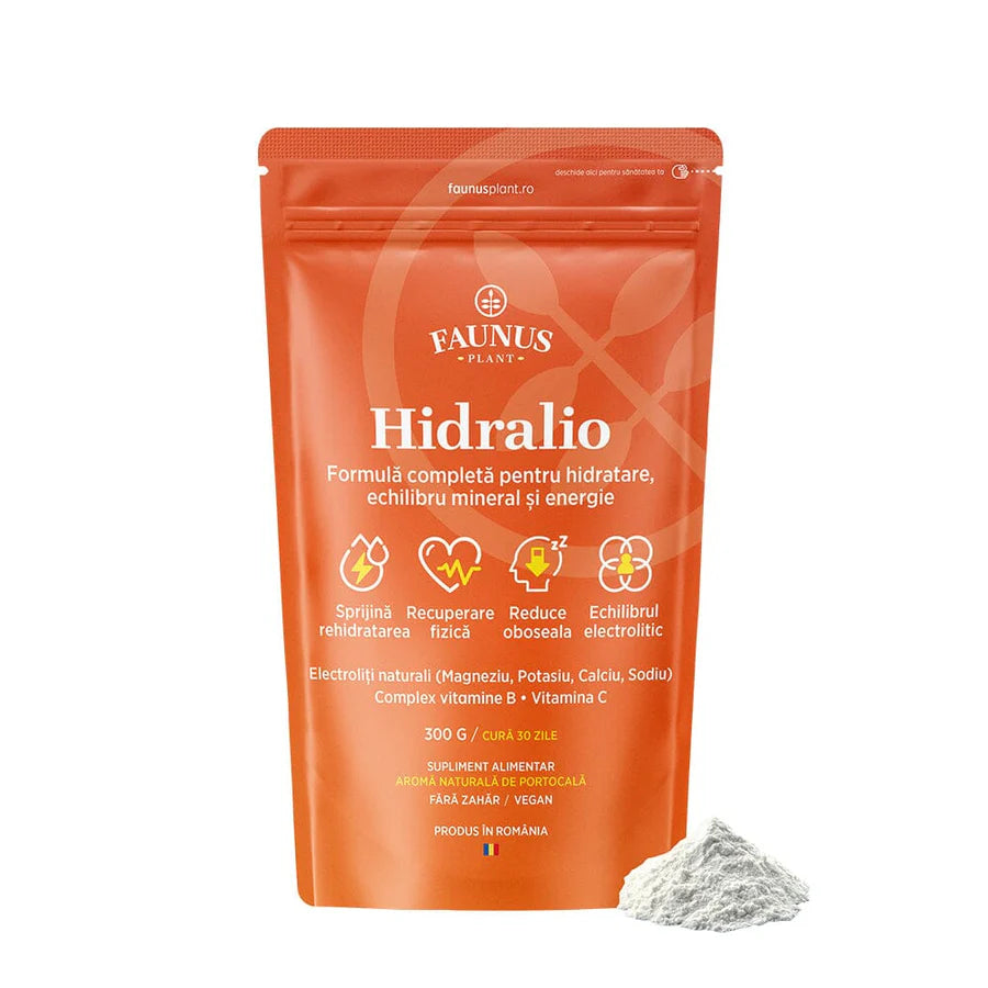 Hidralio electroliti naturali pudra, 300g, Faunus Plant