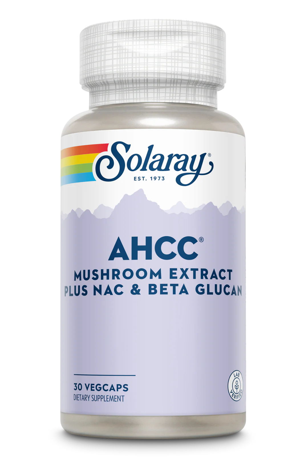 AHCC plus NAC & Beta Glucan, 30 capsule, Solaray