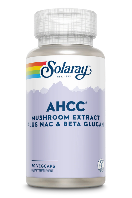 AHCC plus NAC & Beta Glucan, 30 capsule, Solaray