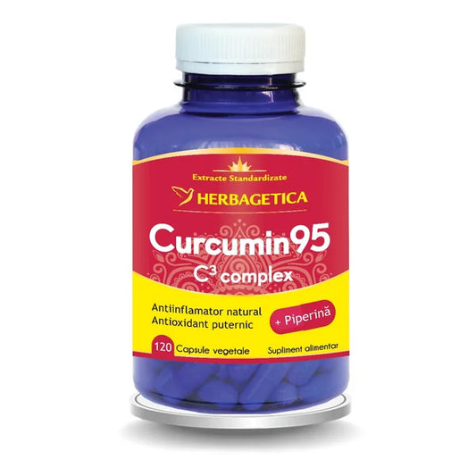 Curcumin 95 C3 Complex, 120 capsule, Herbagetica