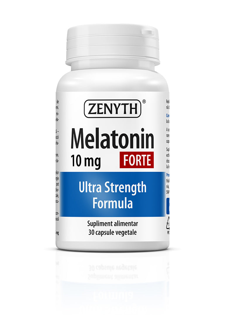 Melatonin Forte, 10mg, 30 capsule vegetale, Zenyth