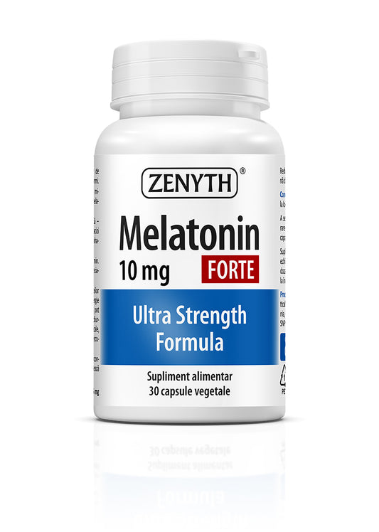 Melatonin Forte, 10mg, 30 capsule vegetale, Zenyth