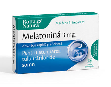 Melatonina 3Mg, 30Cpr, Rotta Natura