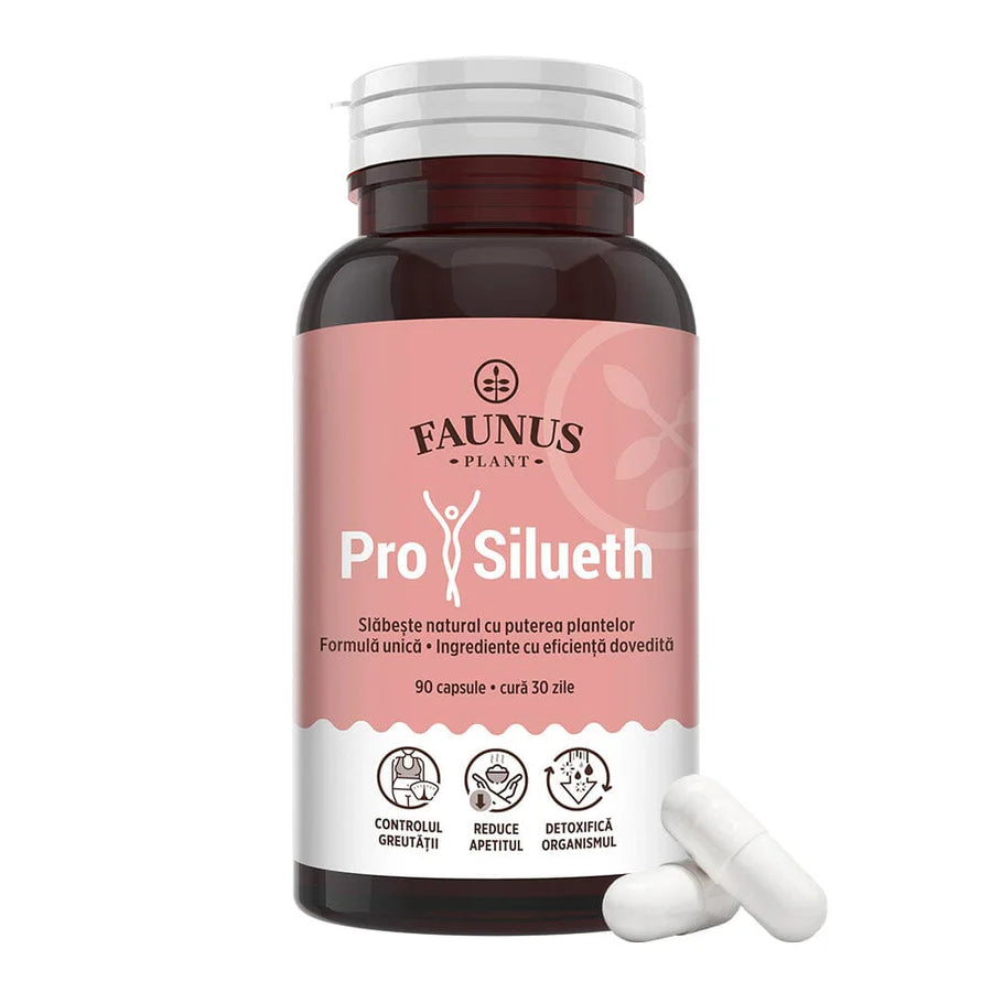 Pro Silueth, 90 capsule vegetale, Faunus Plant
