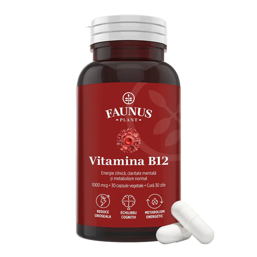 Vitamina B12, 30 capsule, Faunus Plant