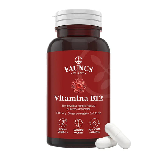 Vitamina B12, 30 capsule, Faunus Plant