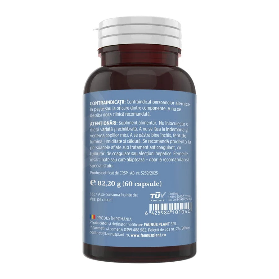 Omega 3-6-9, 60 Capsule Moi, Faunus Plant