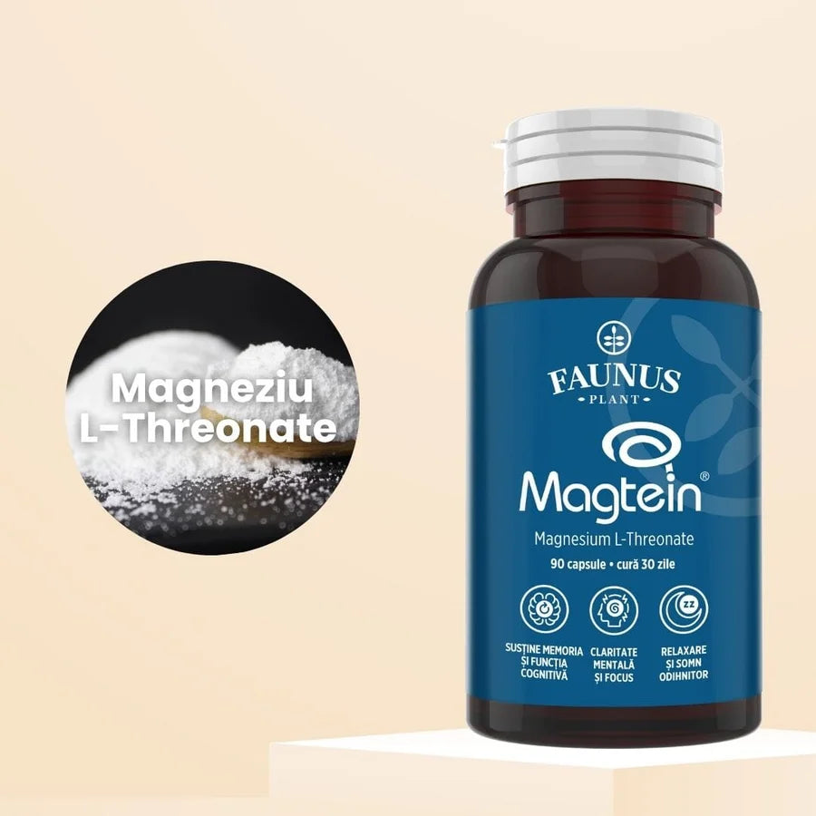 Magneziu L-treonat Magtein, 90 capsule, Faunus Plant