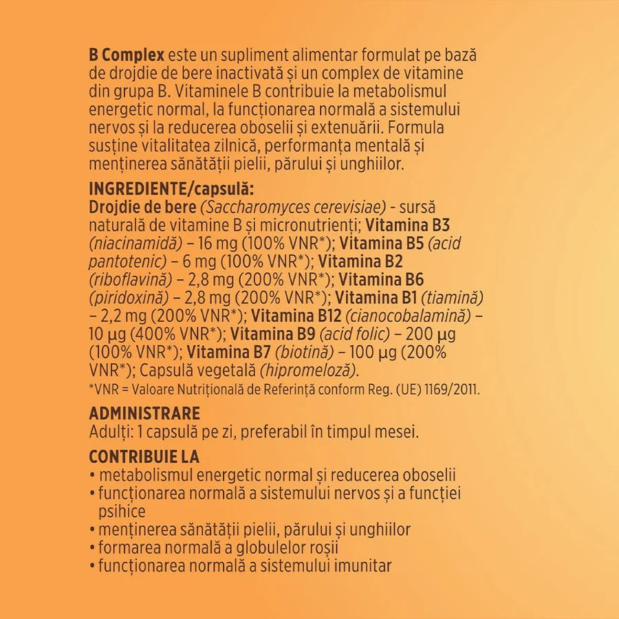 B complex, 30 capsule, Faunus Plant