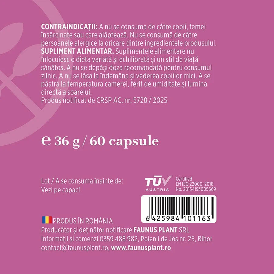 Veinosan, 60 capsule, Faunus Plant