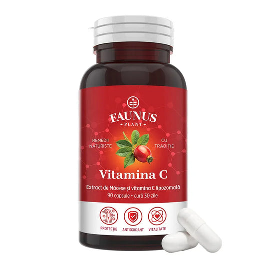 Vitamina C lipozomala, 90 capsule, Faunus Plant