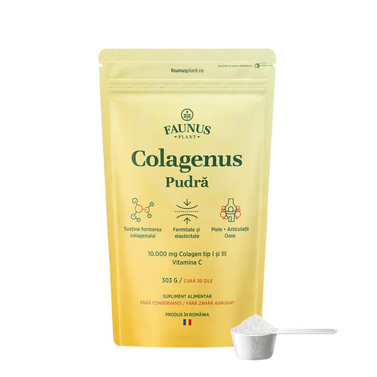 Colagenus pudra + Vitamina C, 303g, Faunus Plant