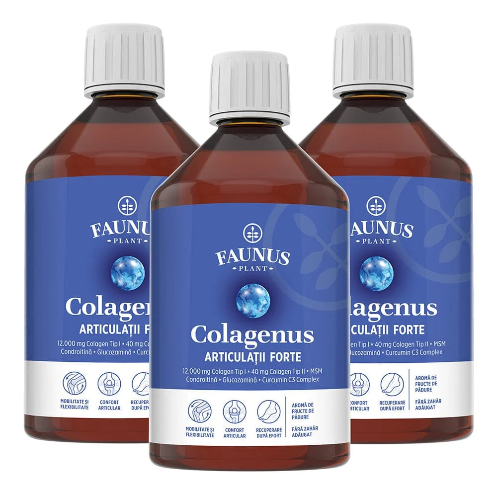 Pachet 2+1 Colagenus Articulatii Forte 500ml, Faunus Plant