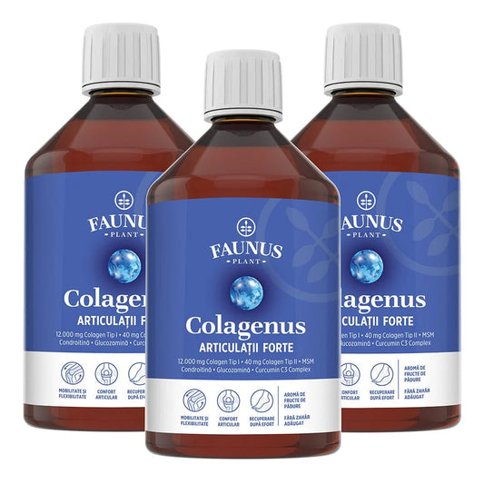 Pachet 2+1 Colagenus Articulatii Forte 500ml, Faunus Plant