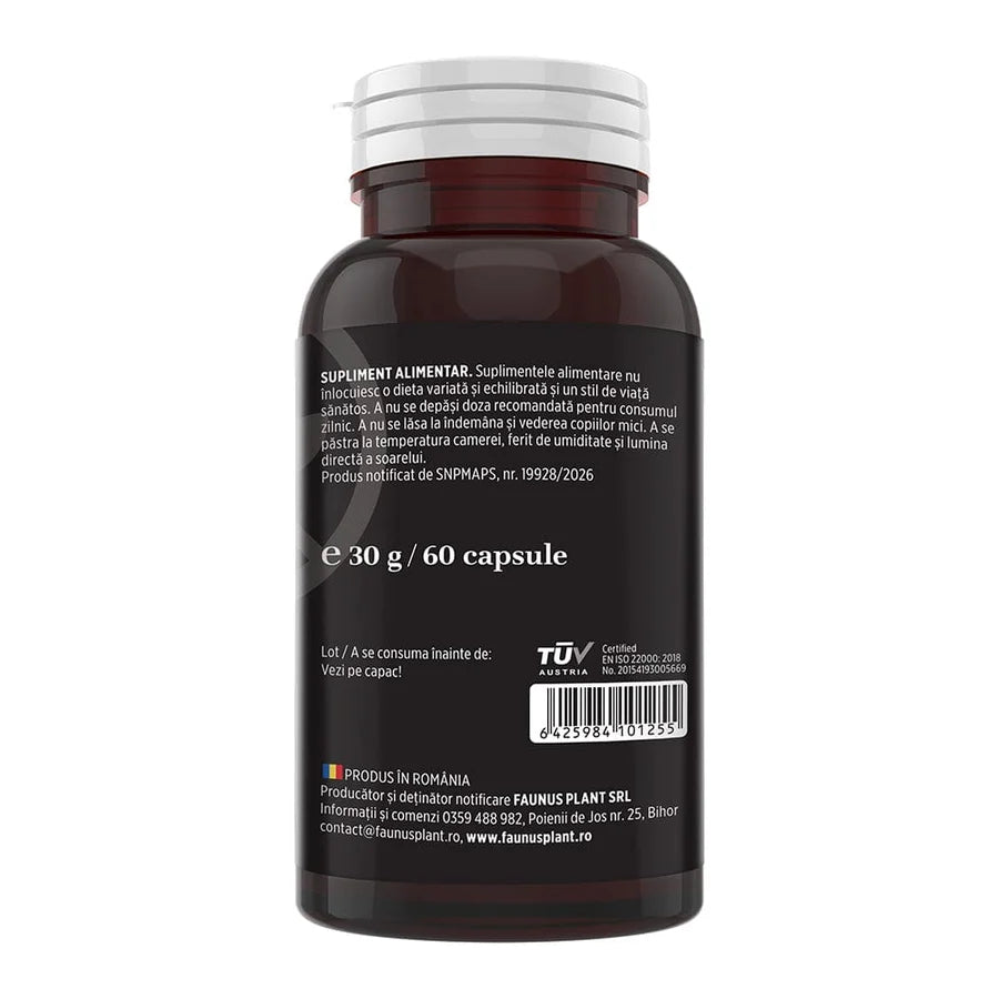 Nuca Neagra 400 mg, 60 capsule, Faunus Plant