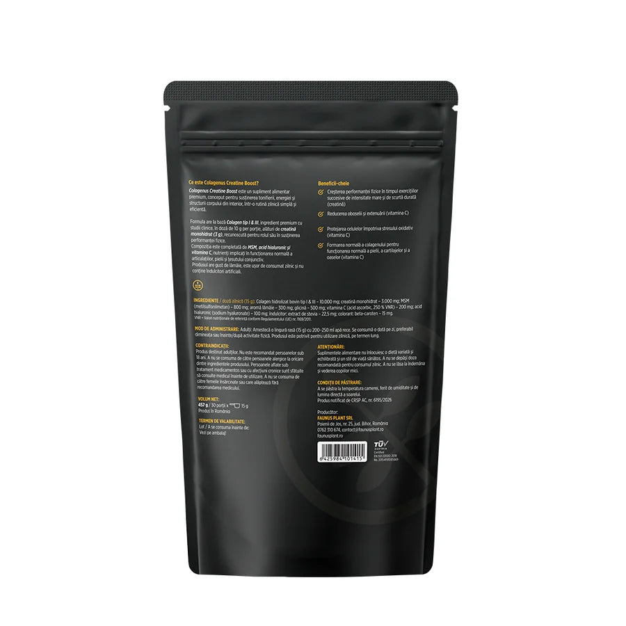 Colagenus Creatine Boost, 457g, Faunus Plant