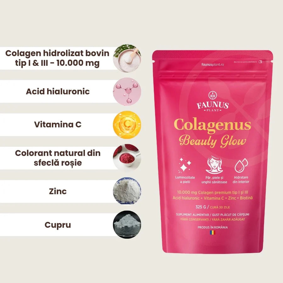 Colagenus Beauty Glow, 325g, Faunus Plant