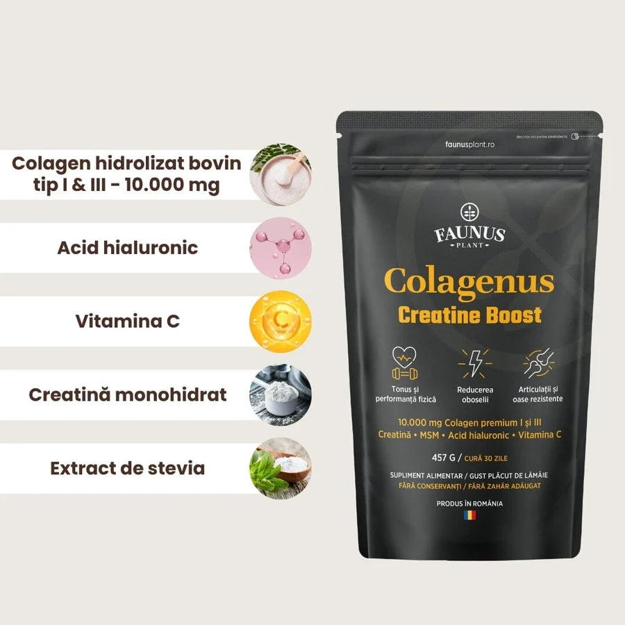 Colagenus Creatine Boost, 457g, Faunus Plant