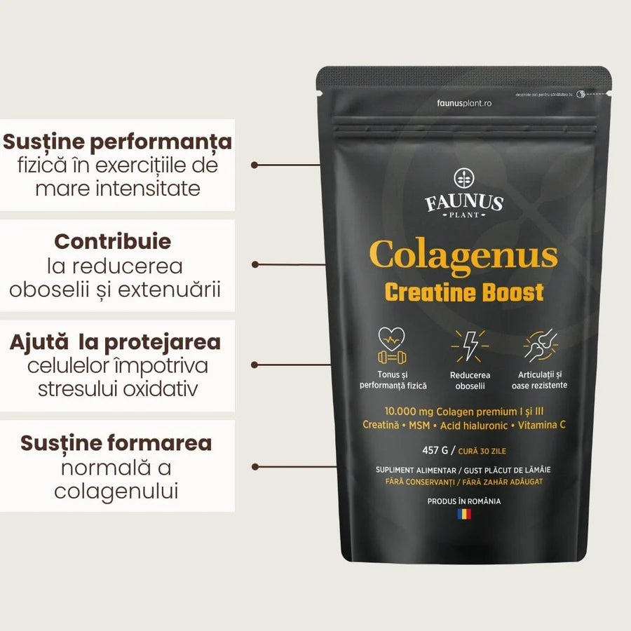 Colagenus Creatine Boost, 457g, Faunus Plant