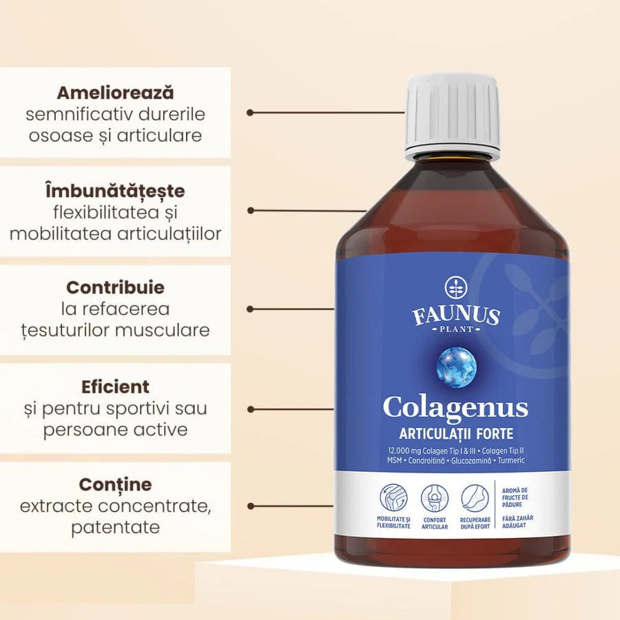 Colagenus Articulatii Forte 500ml, Faunus Plant