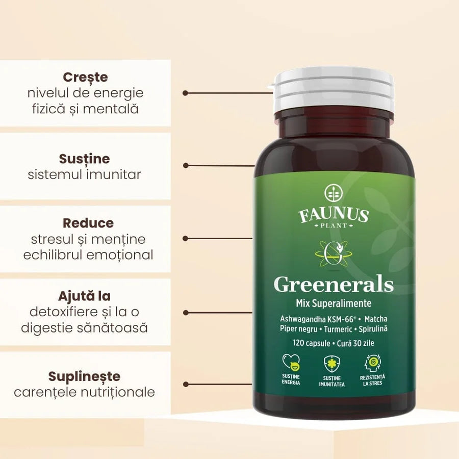 Greenerals, 120 capsule, Faunus Plant