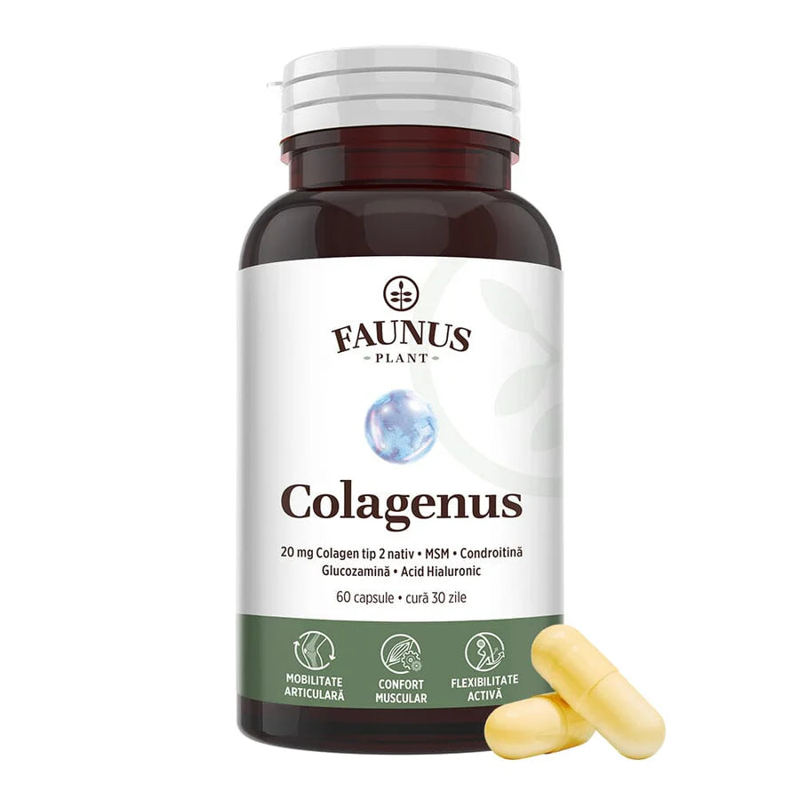 Colagen tip 2 Colagenus, 60 capsule, Faunus Plant