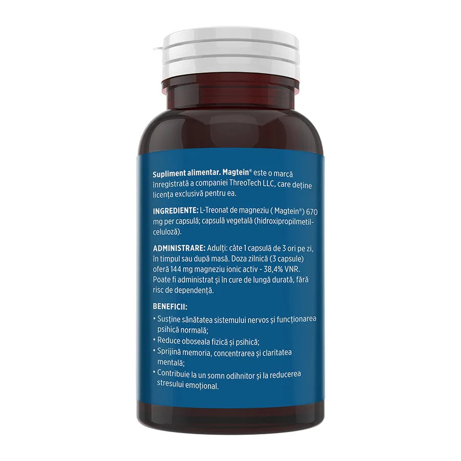 Magneziu L-treonat Magtein, 90 capsule, Faunus Plant