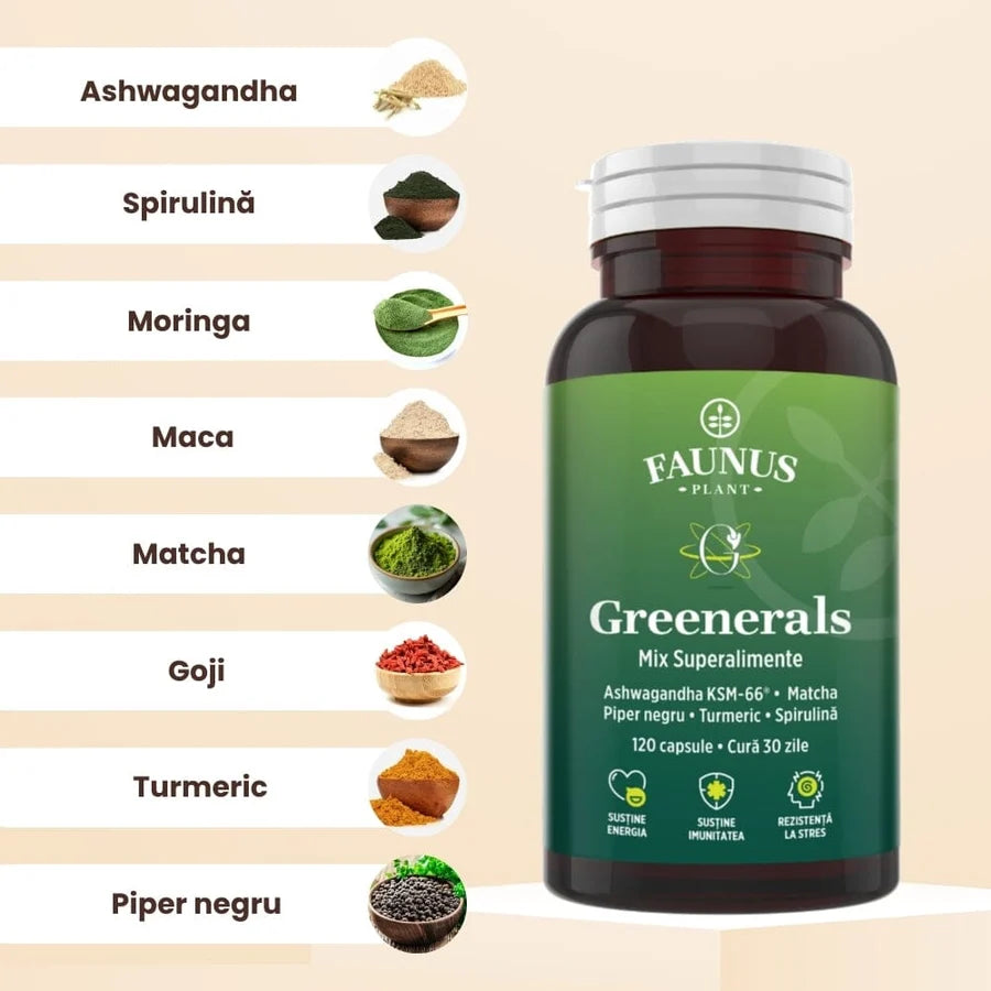 Greenerals, 120 capsule, Faunus Plant