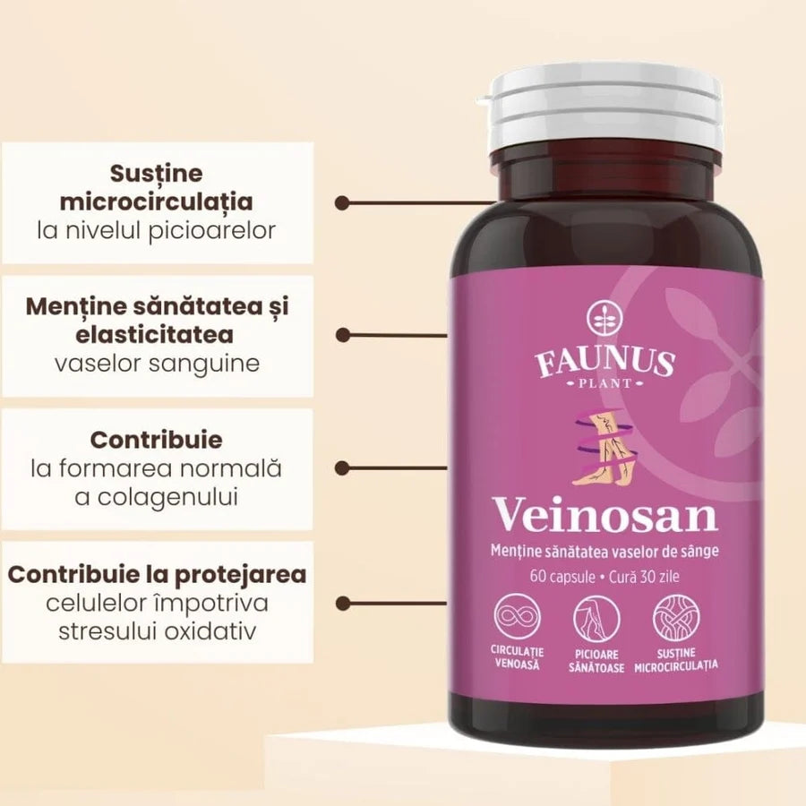 Veinosan, 60 capsule, Faunus Plant