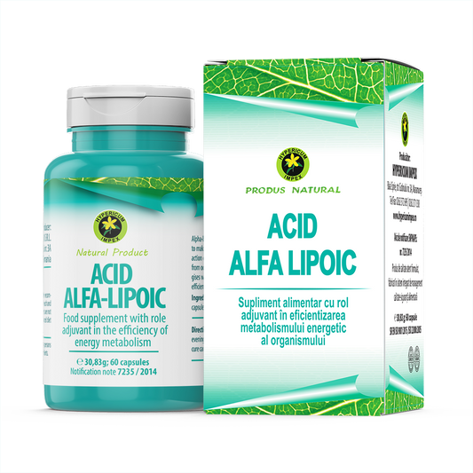 Acid Alfa Lipoic 220Mg 60Cps, Hypericum