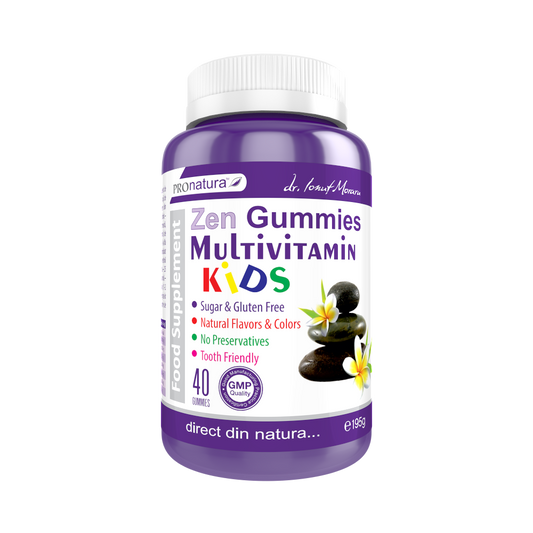 Zen Gummies Multivitamin Kids, 40 Jeleuri, Medica, Pronatura