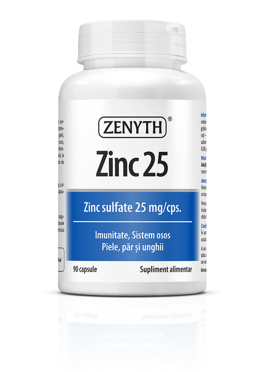 Zinc, 25mg, 90 capsule, Zenyth