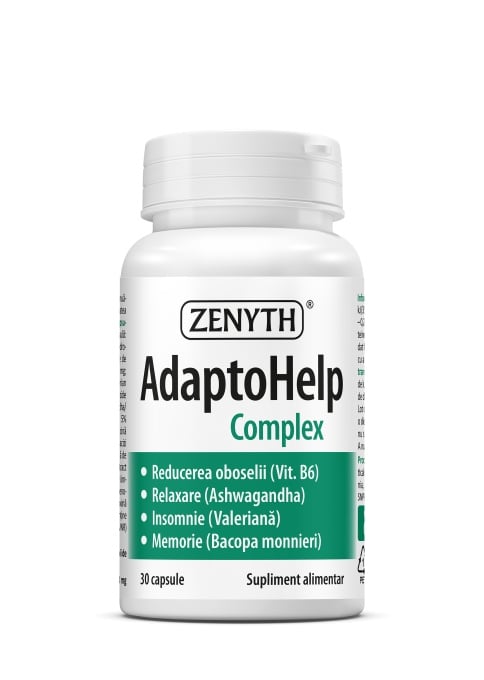 AdaptoHelp Complex, pentru energie si memorie, 30 capsule, Zenyth