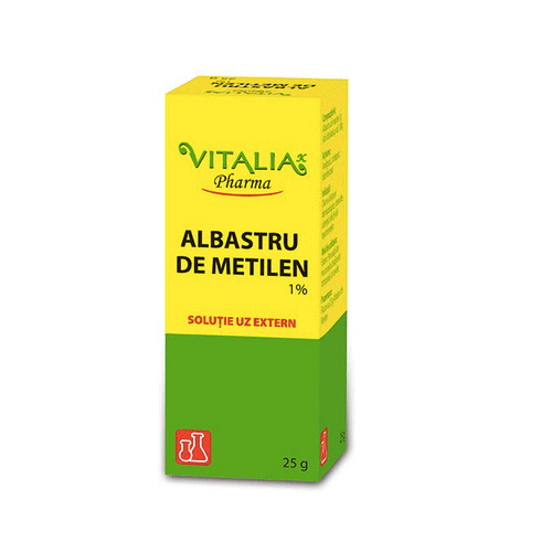 Albastru de metilen, 1%, 25 g, Vitalia