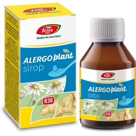 Alergoplant sirop cu fructoza R36, 100ml, Fares