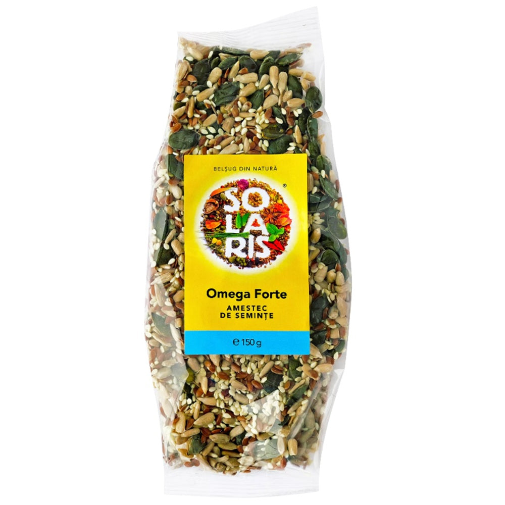 Amestec de seminte Omega Forte, 150 g, Solaris