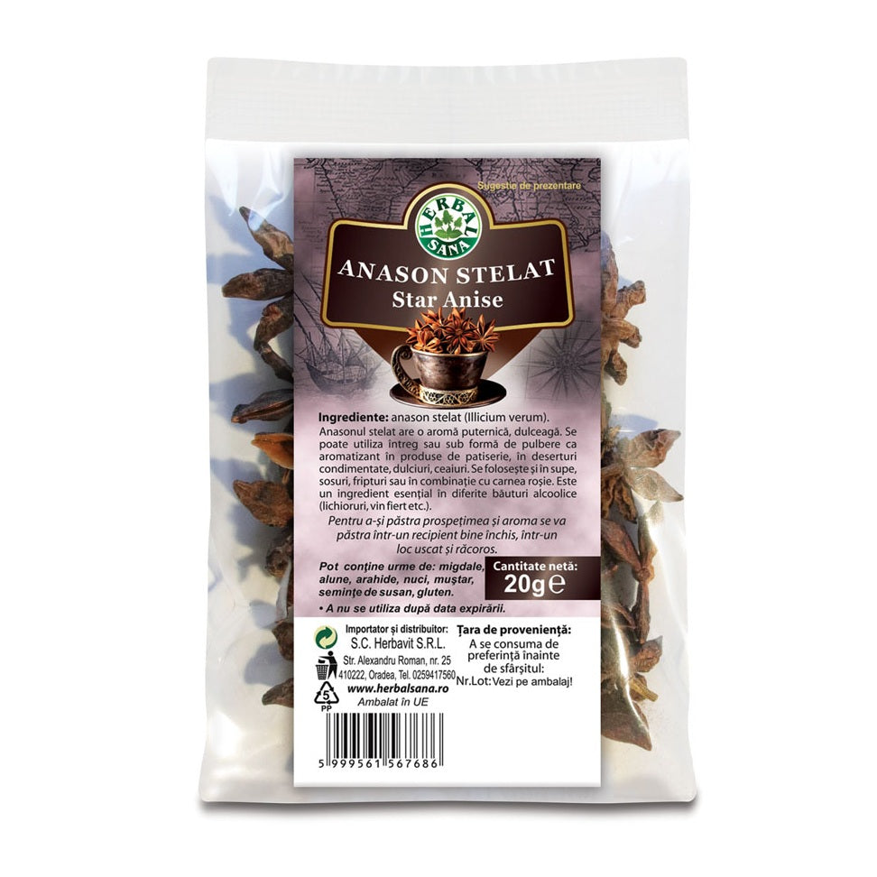 Anason Stelat Herbalsana, 20 g, Herbavit