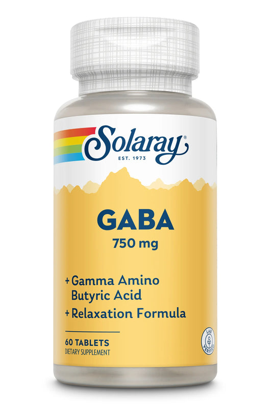Gaba 750mg, 60 tablete, Solaray