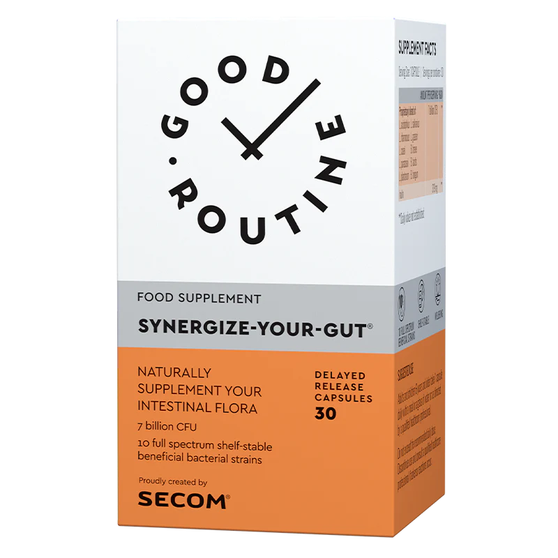 Synergize Your Gut Good Routine, 30 capsule, Secom
